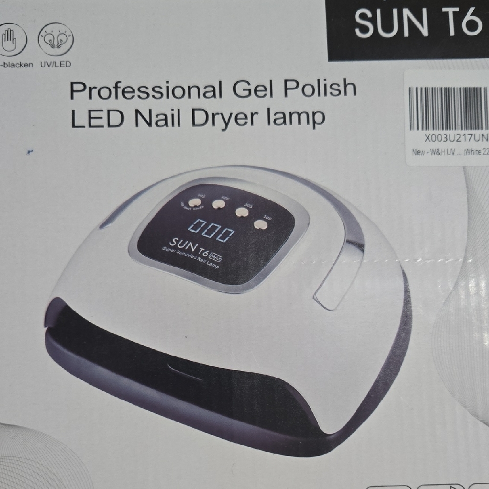 NEW IN BOX SUN T6 Professional Gel Polish LED Nail Dryer Lamp